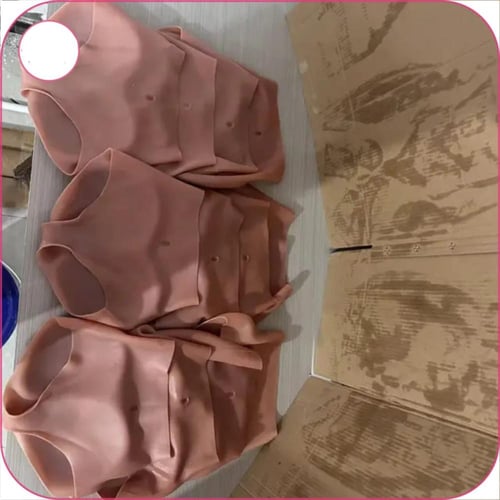 شورت بانتي بخصر متوسط من السيليكون الطبيعي الوان م...