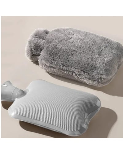 قربة ماء ساخن بغطاء قطيفة مميز