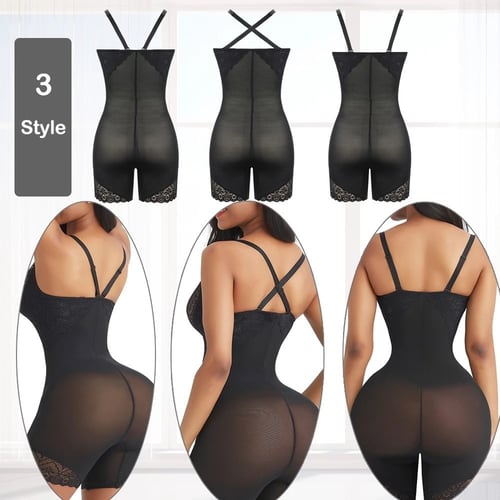 مشد تشكيل الجسم من الدانتيل اشرطة قابلة للتحكم