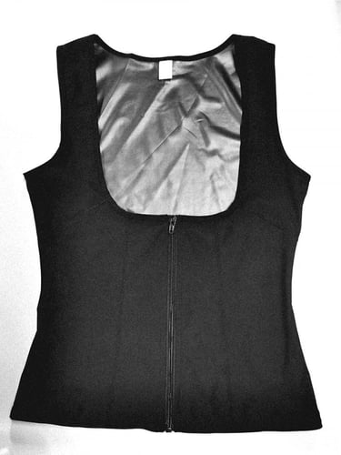 مشد حراري للبطن والظهر مع سحاب