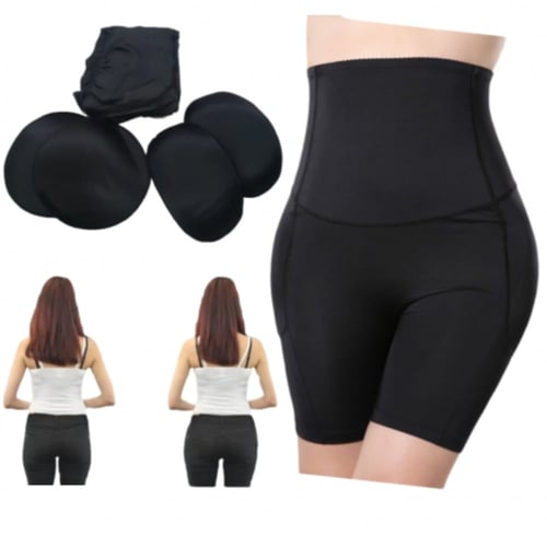 مشد بحشوات اسفنجي للمؤخرة والجوانب خصر عالي