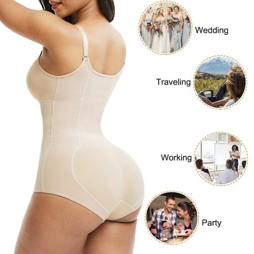 مشد البدي مع السحاب الأمامي