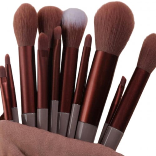 مجموعة من 13 قطعة فرشاة مكياج