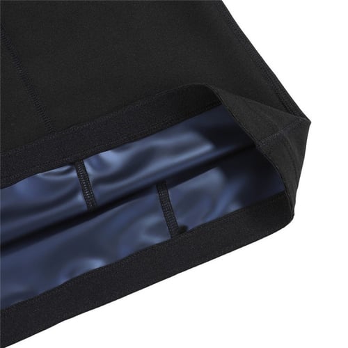 مشد حراري تحت الصدر فضي و أزرق من الداخل