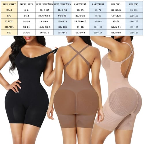 مشد مفتوح من الظهر مشد كامل بمرونه عالية