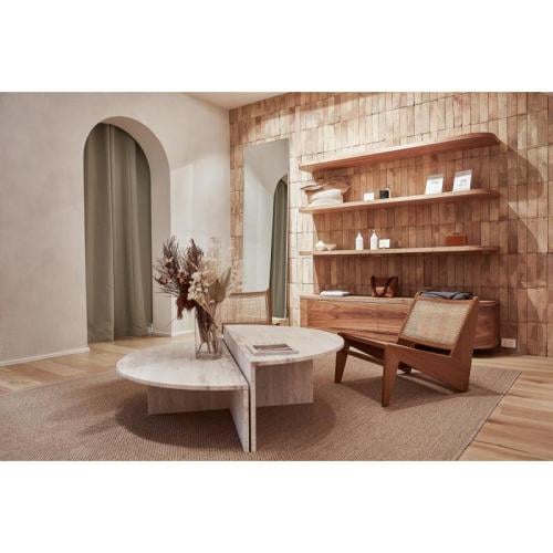 طاولة وسط رخام صناعي