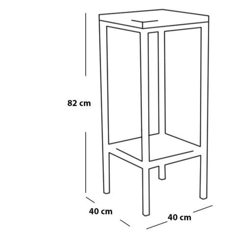 طاولة مدخل طقم 3 قطع رخام صناعي و حديد - أبيض و أس...