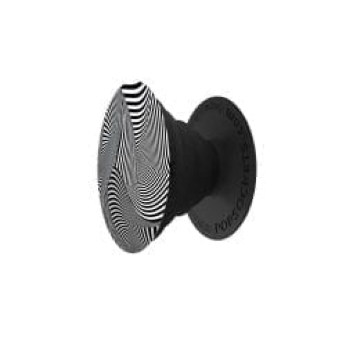 بوب سوكيت مسكة خلفية للجوال باللون الابيض والاسود