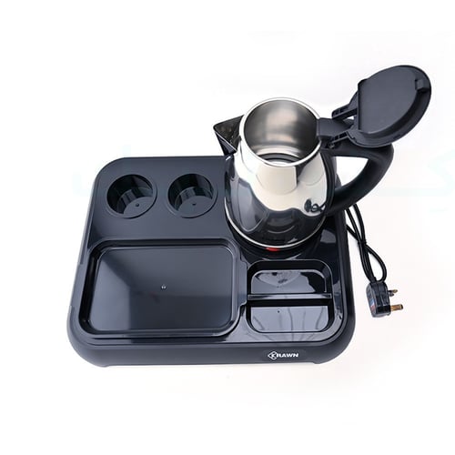 طقم غلاية ماء مع 2 كوب و قاعدة سعة 1.8 لتر