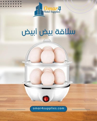 جهاز طهي البيض بالبخار 350 وات DLC-3120 أبيض/ شفاف