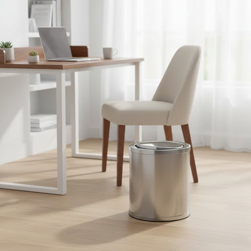 سلة مهملات عالية الجودة ومتينة مع غطاء قلاب 10 لتر