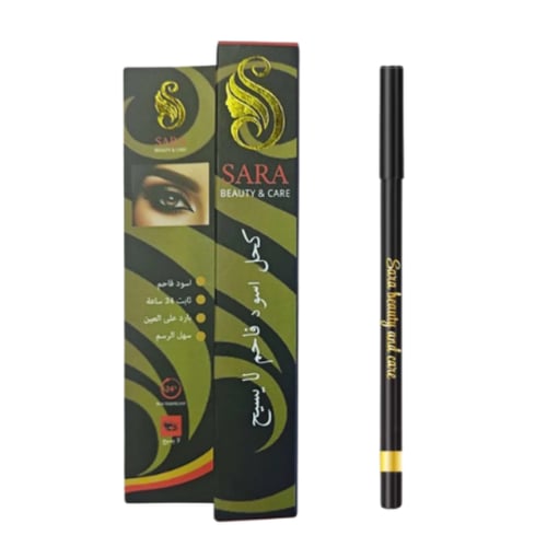 كحل كريمي اسود فاحم ضد الماء من ساره بيوتي