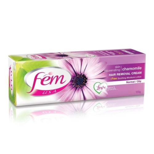 Cream for hair removal for normal oily skin chamom...
