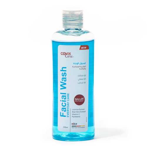 غسول الوجه للبشرة الحساسة والجافة من كوفكس 250 مل
