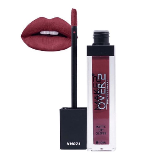 ملمع شفاه مطفي من ميك اوفر22