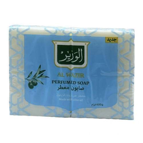 صابون معطر بزيت الزيتون 4 قطع 600 غرام الوزير