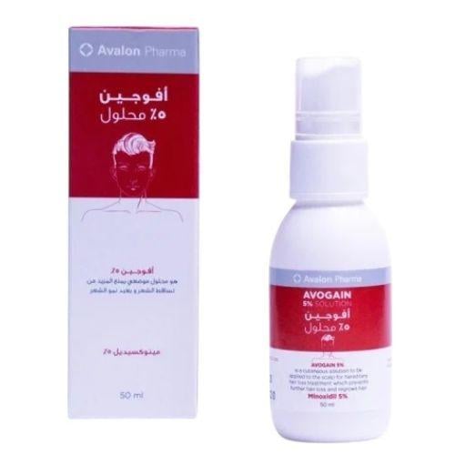 افوجين محلول 5% يمنع المزيد من تساقط الشعر 50 مل