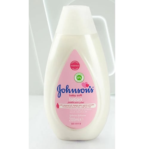 لوشن جونسون للأطفال بزيت جوز الهند200 مل