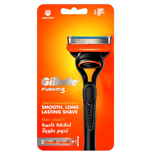 Fusion5 shaver machine handle and two refill blade...