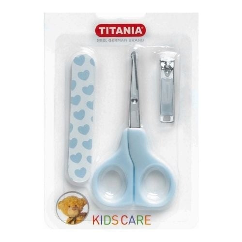 تيتانيا طقم العناية بأظافر الأطفال مكون من 3 قطع -...