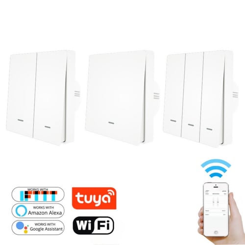 مفتاح ثلاثي ذكي أبيض