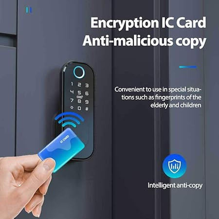 قفل باب خارجي وداخلي ذكي