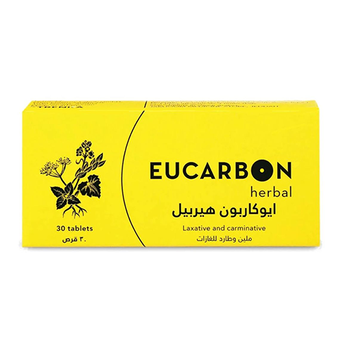 ايوكاربون حبوب الفحم والسنامكي للغازات والانتفاخات...