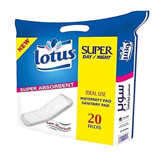 لوتس فوط صحية بعد الولادة فائقة الإمتصاص 20 فوطة