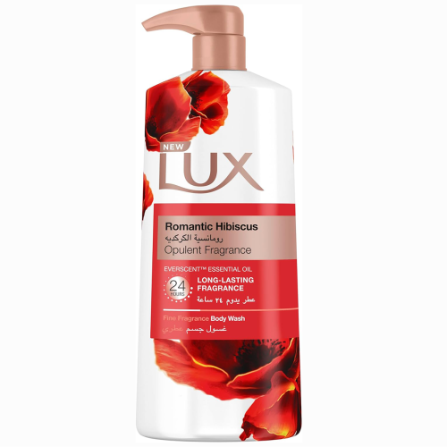 لوكس غسول جسم عطرى رومانسية الكركديه 700مل