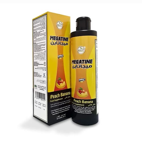 ميجاتاين اوميجا 3 زيت السمك بنكهة الخوخ والموز 227...