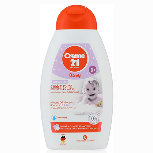 كريم 21 شامبو وغسول للجسم للأطفال 500 مل