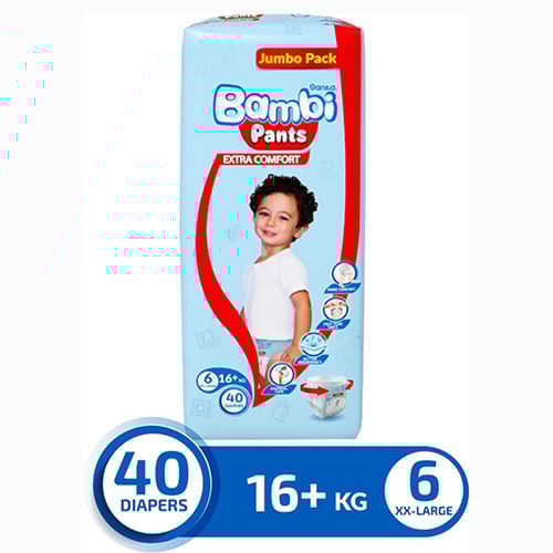 سانيتا بامبي كلوت مقاس (6) عبوة 40 حفاضة