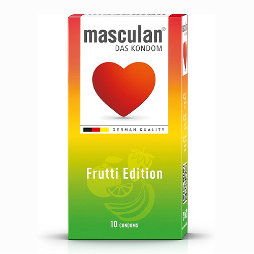 ماسكولان واقي ذكري للرجال " بالفواكة والفراولة " 1...