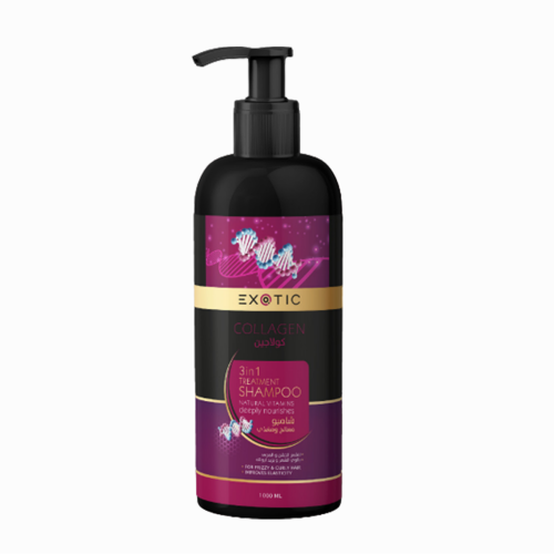 اكزوتيك - شامبو معالج و مغذي ( كولاجين ) 1000 مل