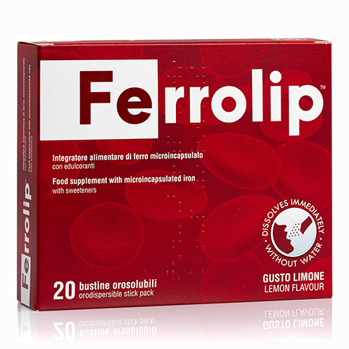 فيروليب مكمل غذائى لمعدن الحديد 20 كيس