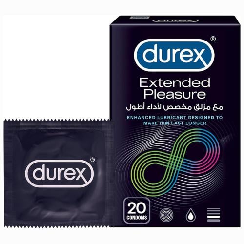 ديوركس واقي ذكري " أداء أطول " 20حبة