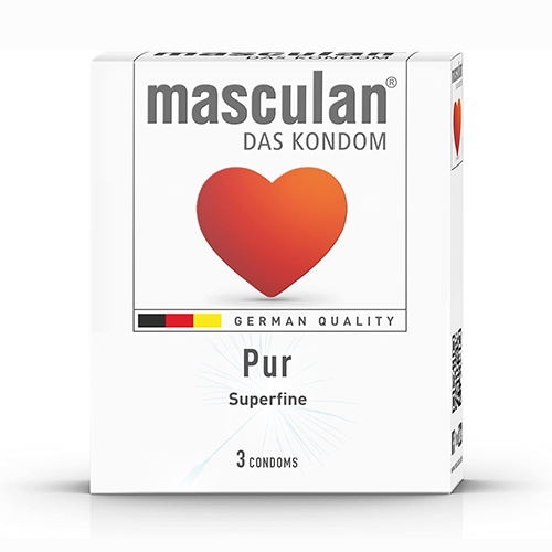 ماسكولان واقي ذكري بيور 3حبة