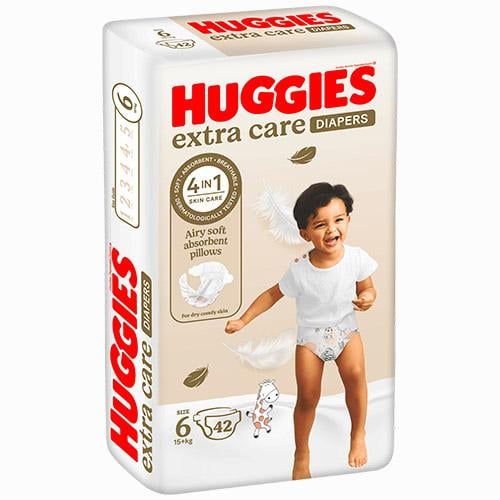 هجيز حفائض عناية فائقة مقاس 6 - 42 حفاضة