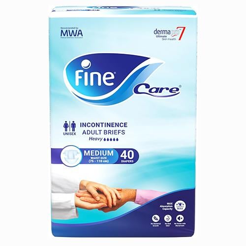 فاين كير حفاضات كبار السن مقاس وسط 40/44 حفاضة