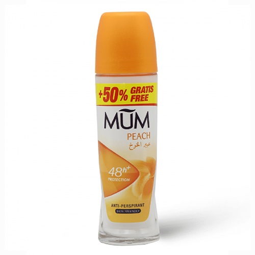 مام مزيل عرق رول - أون للنساء برائحة الخوخ - 50 مل