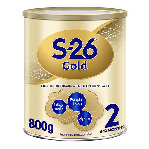 حليب إس - 26 جولد (2) 800 جم