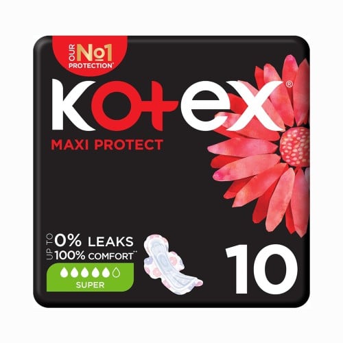 كوتكس فوط صحية كبيرة بالاجنحة 10 فوط