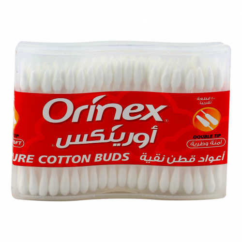 اورنيكس اعواد القطن النقية - 100 قطعة