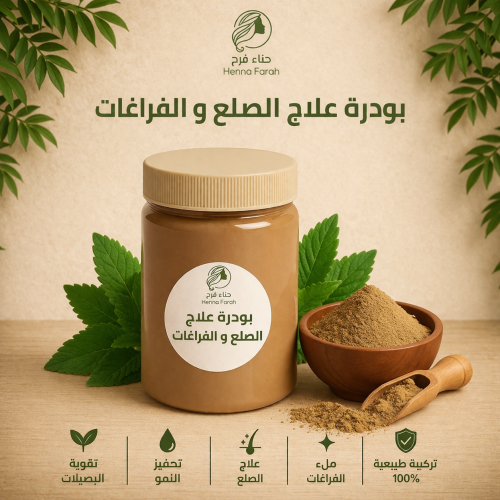 بودرة علاج الصلع والفراغات
