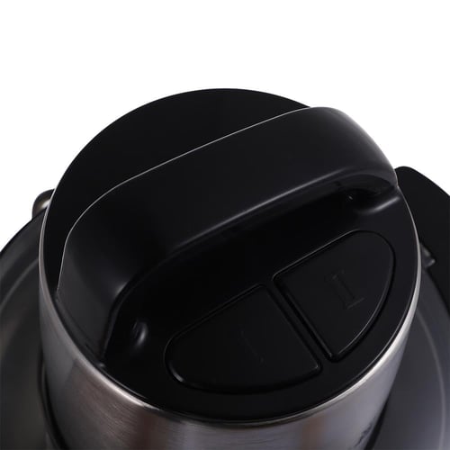 ويننج ستار قطاعة طعام , سعة 6 لتر , وعاء فولاذي مق...