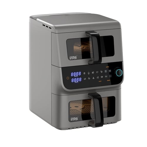 ويننج ستار , قلاية هوائية 2*1 , سعة 6.5 لتر + 3.5...