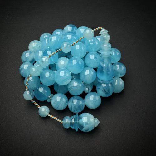 بكلايت مصري سماوي فاتح معرق ابيض تمليكة