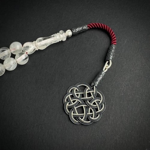 ابيض معرق 8 مل - طربزونة فضة