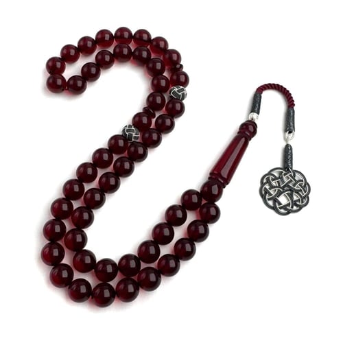 عنابي شفاف بعنابي - طربزونة وفواصل فضة