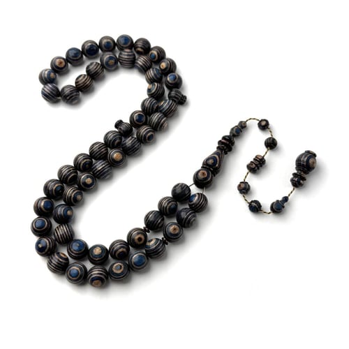 خشب مضغوط - ازرق وبيج